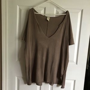 Free People Olive Top